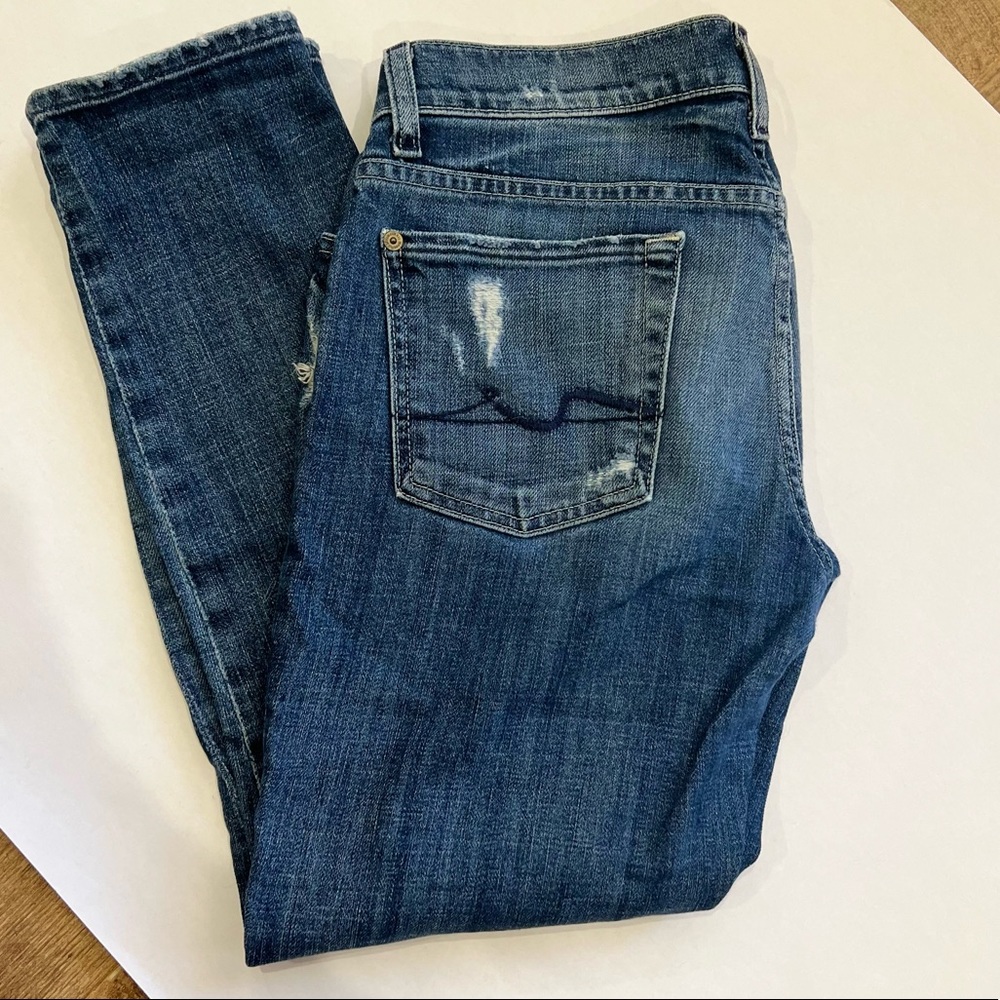 7 For All Mankind Cropped Roxanne
